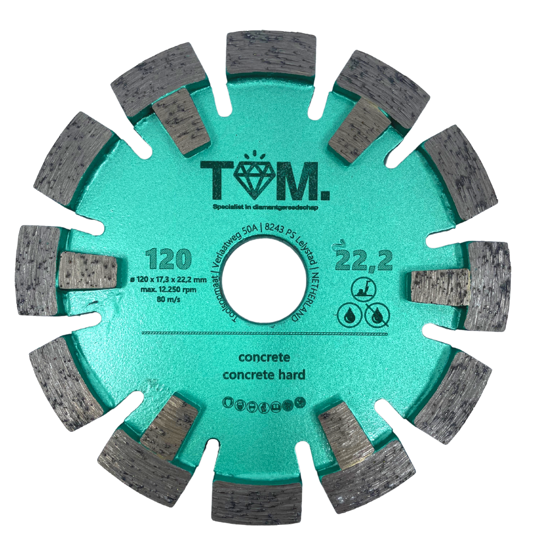 Vloerverwarmingsfrees - medium - beton