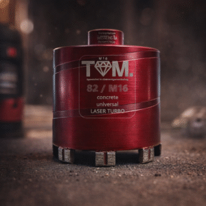 Diamantdozenboor droog M16 laser gelast turbo beton/baksteen