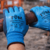 Tom werkhandschoen - latex-flex - waterdicht - 120 paar - diverse maten